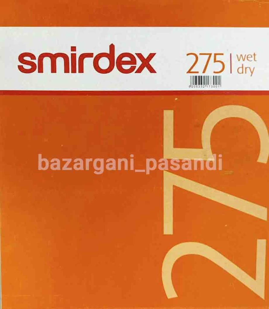 سنباده کاغذی اسمیردکس پوست آب پشت قرمز کد 275