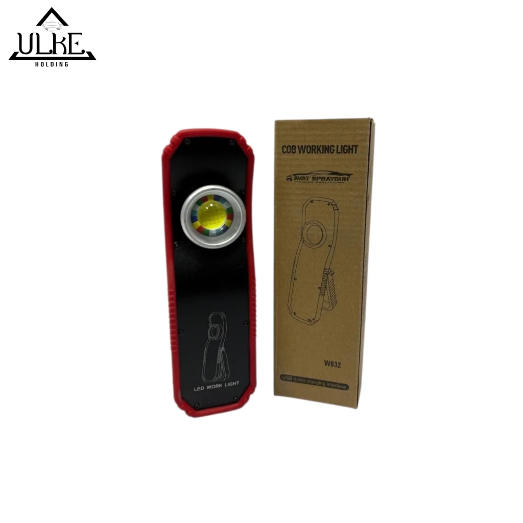 چراغ دیتیلینگ W832 آهنربایی شارژی