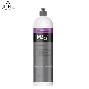 پولیش نرم و آنتی هولوگرام کوکمی M3.02 مخصوص پولیش نهایی خودرو و حذف هولوگرام، سطح صاف و براق