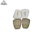 ماسک نیم صورت 3M (تری ام) مدل 6200. اصلی کانادایی به رنگ طوسی، همراه با فیلترهای کامل.