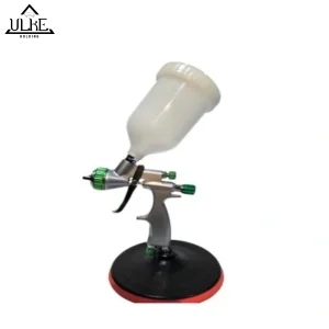 پیستوله سه تنظیمه کاسه رو H8999: دسته نقره‌ای، ضد تینر با سوزن‌های ۱.۳ تا ۱.۸ میلی‌متر