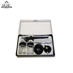 ایر براش بادی کاسه زیر آتیس مدل AB138، کیت کامل دو کاره با ۲ مخزن بزرگ برای قلم‌گیری حرفه‌ای و پاشش دقیق مواد با حجم بالاتر.