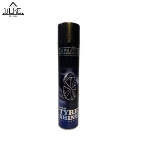 اسپری تایر شاین امپراطور ۷۵۰ میلی‌لیتر. براق کننده حرفه‌ای با جلوه خیس (Wet Look) و محافظت طولانی‌مدت از تایر.