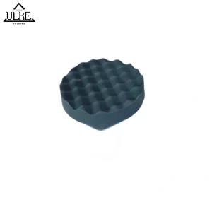 پد پولیش فومی شانه تخم مرغی نرم مشکی ۱۵۰ میلی‌متری آتیس