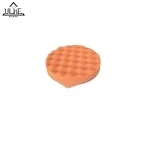 پد پولیش اسفنجی زبر مدل شانه تخم مرغی (وافل) نارنجی آتیس 150 میلی‌متری