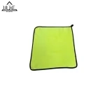 دستمال میکروفایبر دور دوخت اولکه 40*40 (رنگ لیمویی).