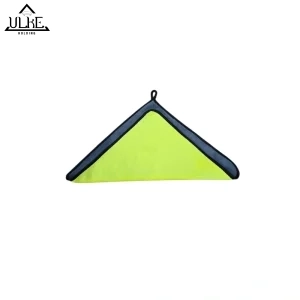 دستمال میکروفایبر دور دوخت اولکه 40*40 (رنگ لیمویی).