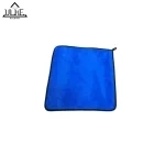 دستمال میکروفایبر دور دوخت آبی اولکه ۴۰x۴۰ (بافت استاندارد).