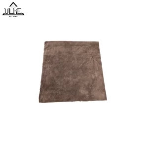 دستمال میکروفایبر حوله‌ای اولکه ۴۰x۴۰ قهوه‌ای (بافت پشمالو).