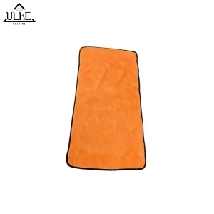 دستمال میکروفایبر دور دوخت نارنجی ۷۰x۴۰ اولکه.