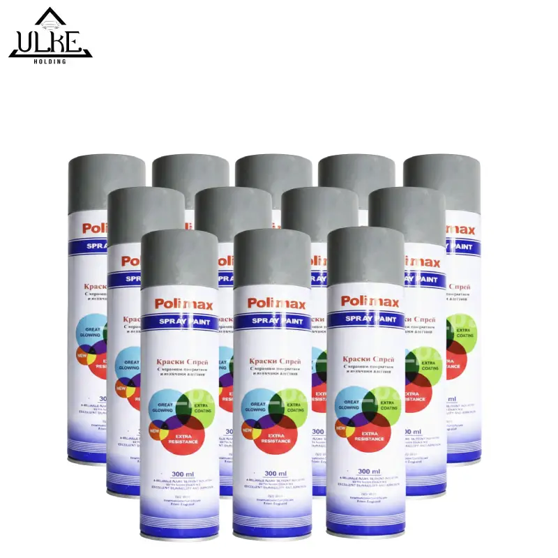 اسپری ضد زنگ پلی مکس حجم 300 میلی لیتر رنگ طوسی