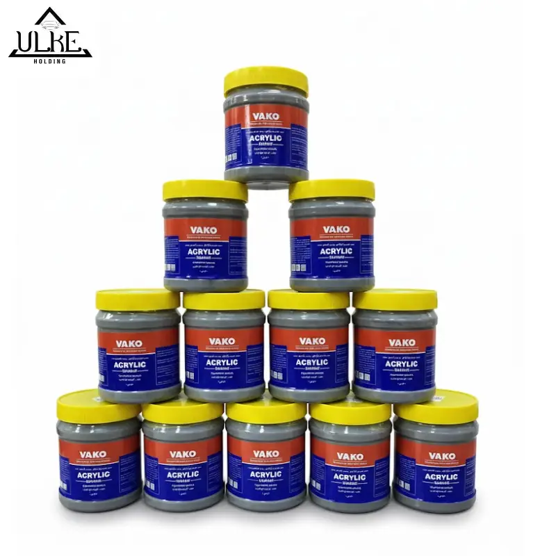 خمیر درزگیر اکریلیک طوسی واکو (Vako) وزن 1 کیلوگرم