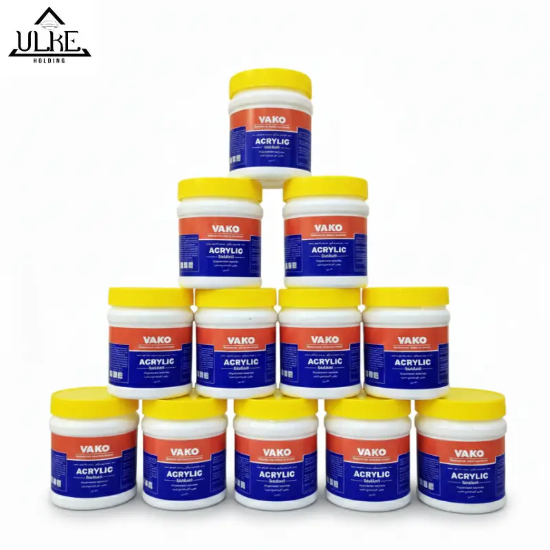 خمیر درزگیر اکریلیک سفید واکو (Vako) وزن 1 کیلوگرم - کارتن 12 عددی